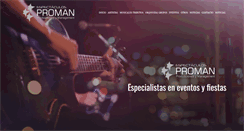 Desktop Screenshot of espectaculosproman.com